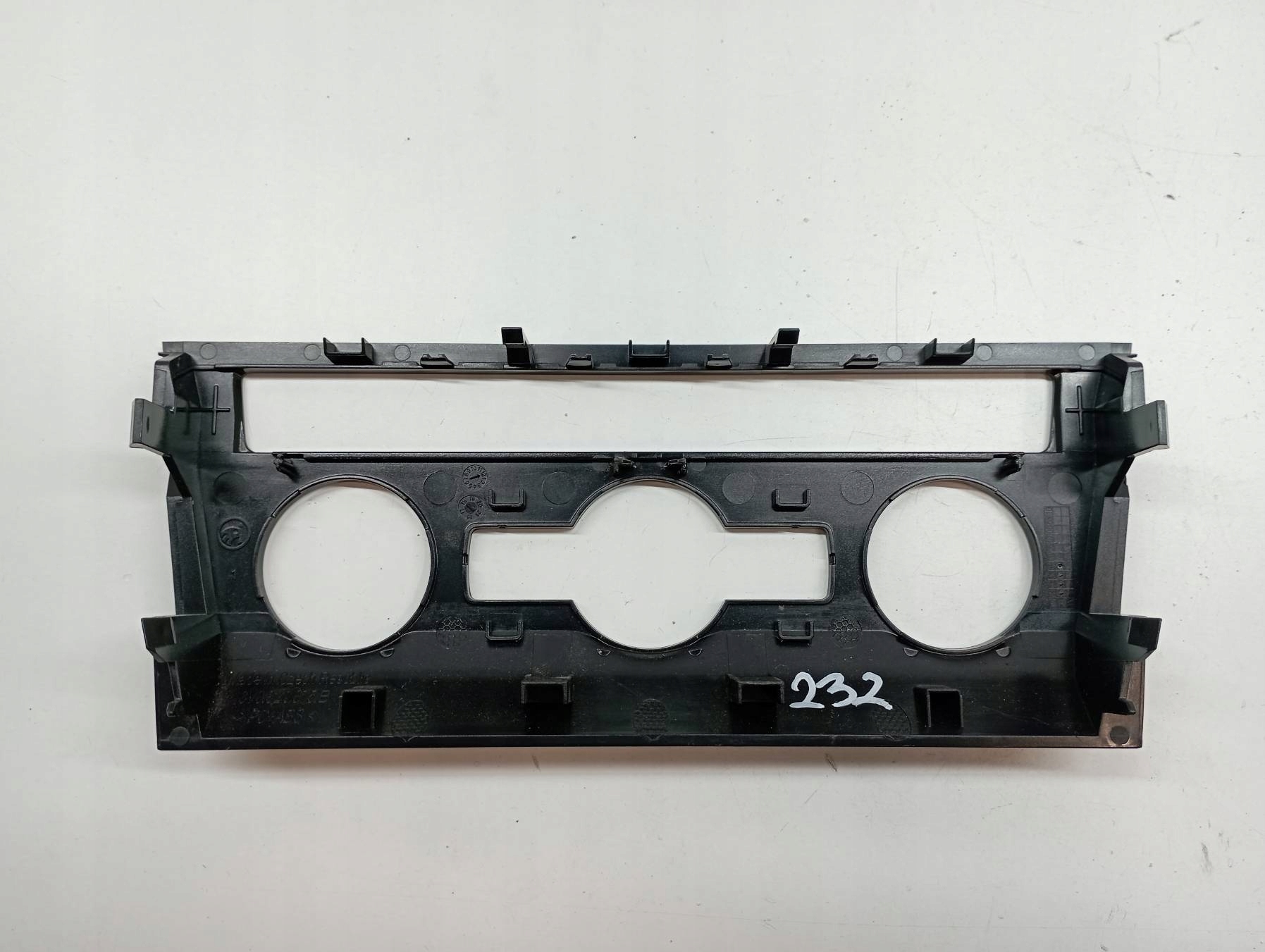 cover frame PANELU air conditioning devices 3V PIANO BLACK 3V0820075B Skoda Superb III