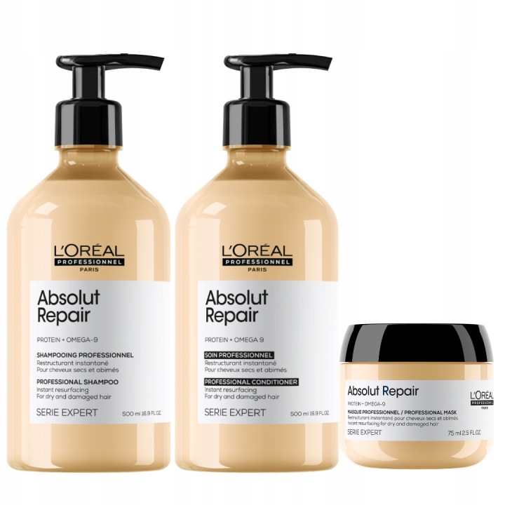 Loreal Professionnel Absolut Repair zestaw do włosów zniszczonych i słabych