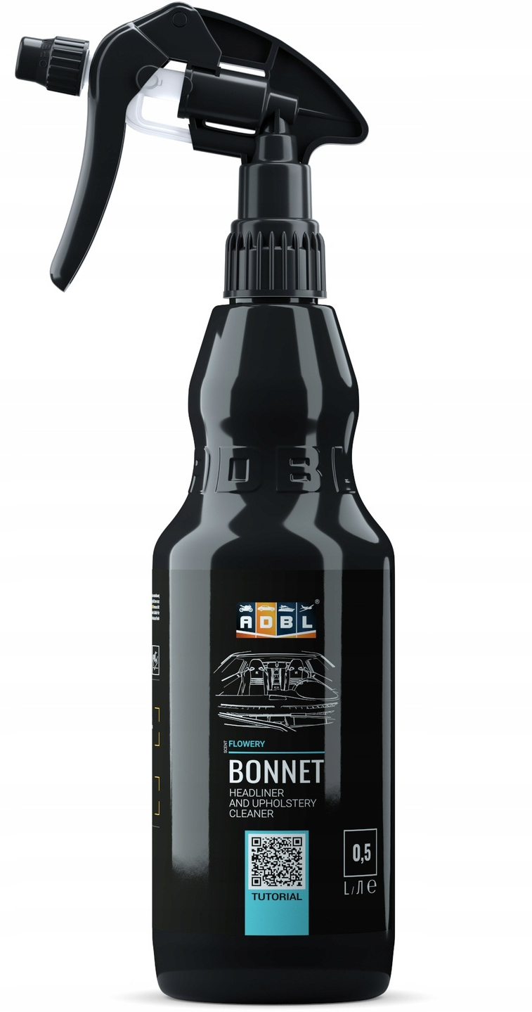 ADBL Bonnet Płyn Do Czyszczenia Prania Tapicerki Foteli Podsufitki Aut 0,5L Rodzaj czyszczenie tekstyliów