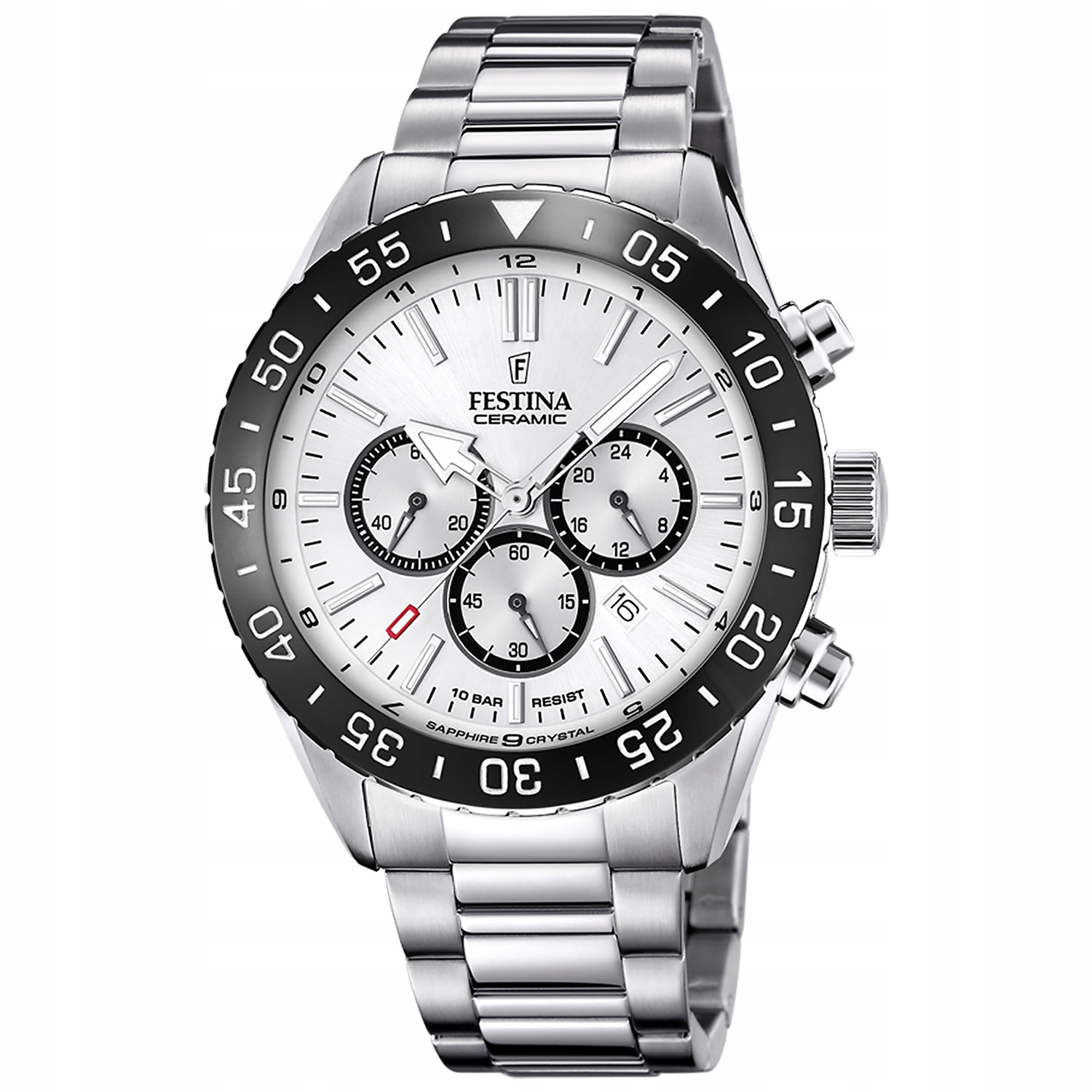 Pánské Hodinky Festina F20575-1 stříbrné