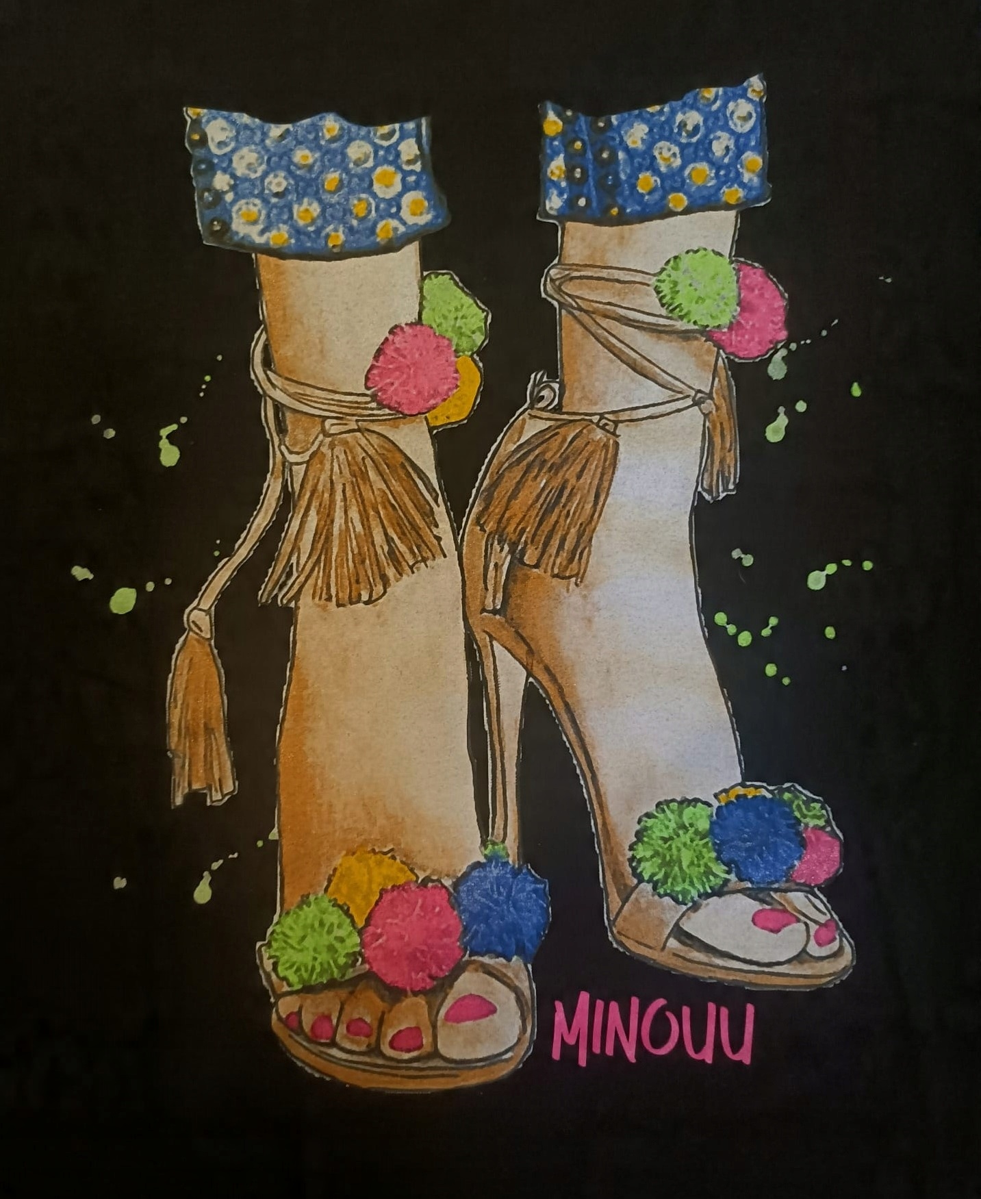 

Bluzka tshirt Agnes Shoe Minouu