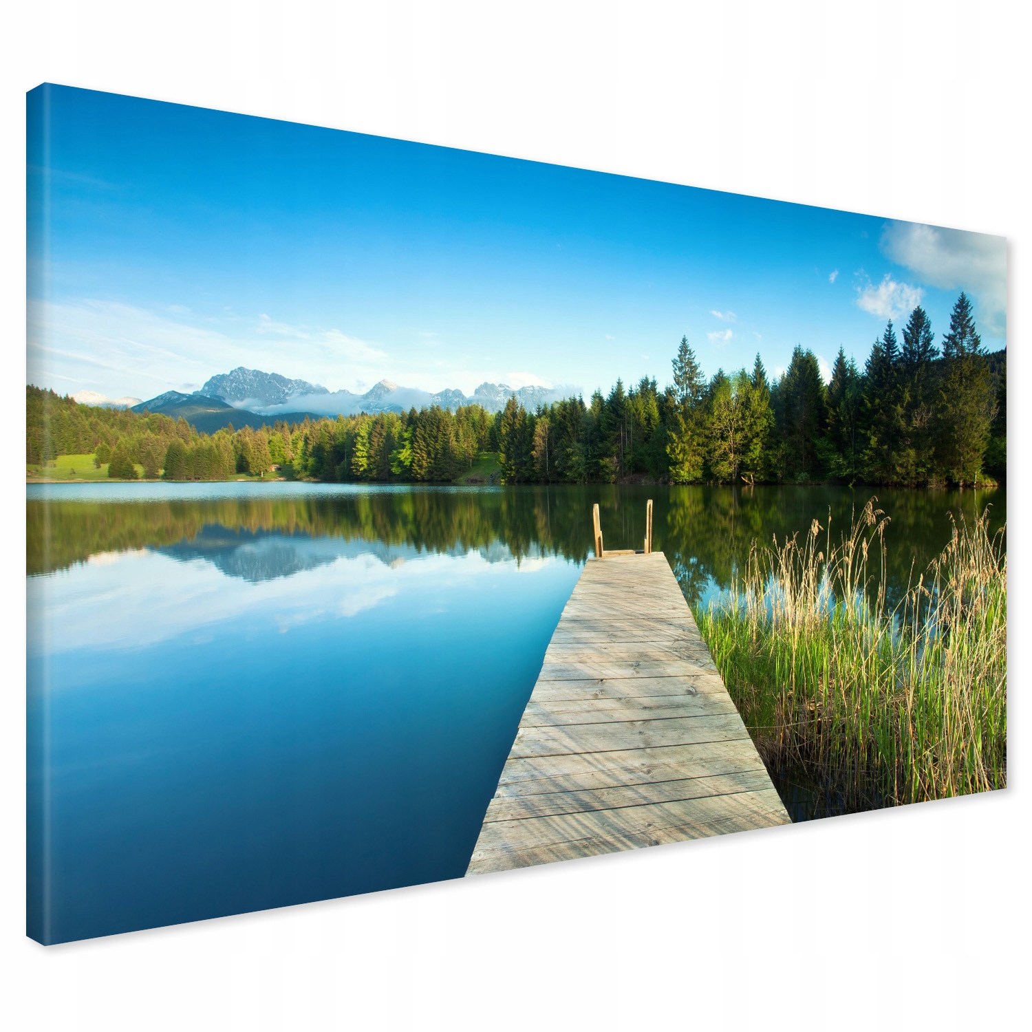 

Obraz na płótnie jezioro las drzewa 120x80