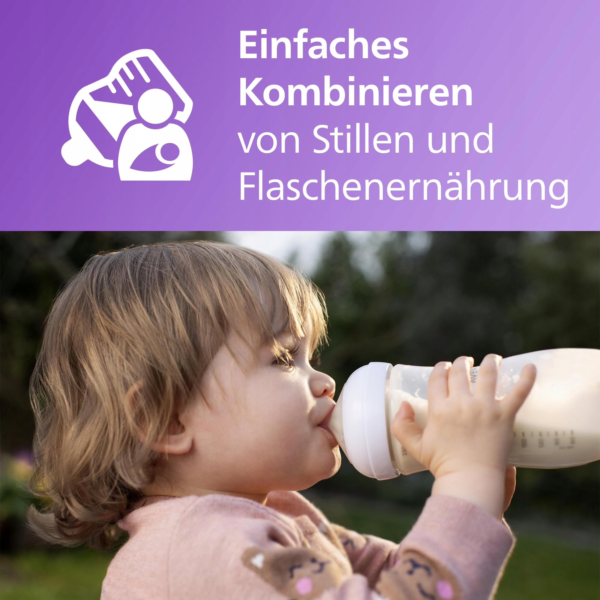 PHILIPS AVENT Butelka Dla Niemowląt 330ml Smoczek Przepływ 4 Od 3 Miesięcy — miniatura 3