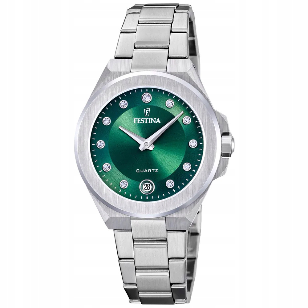 Dámské hodinky Festina F20700-4 Zirkony stříbrné