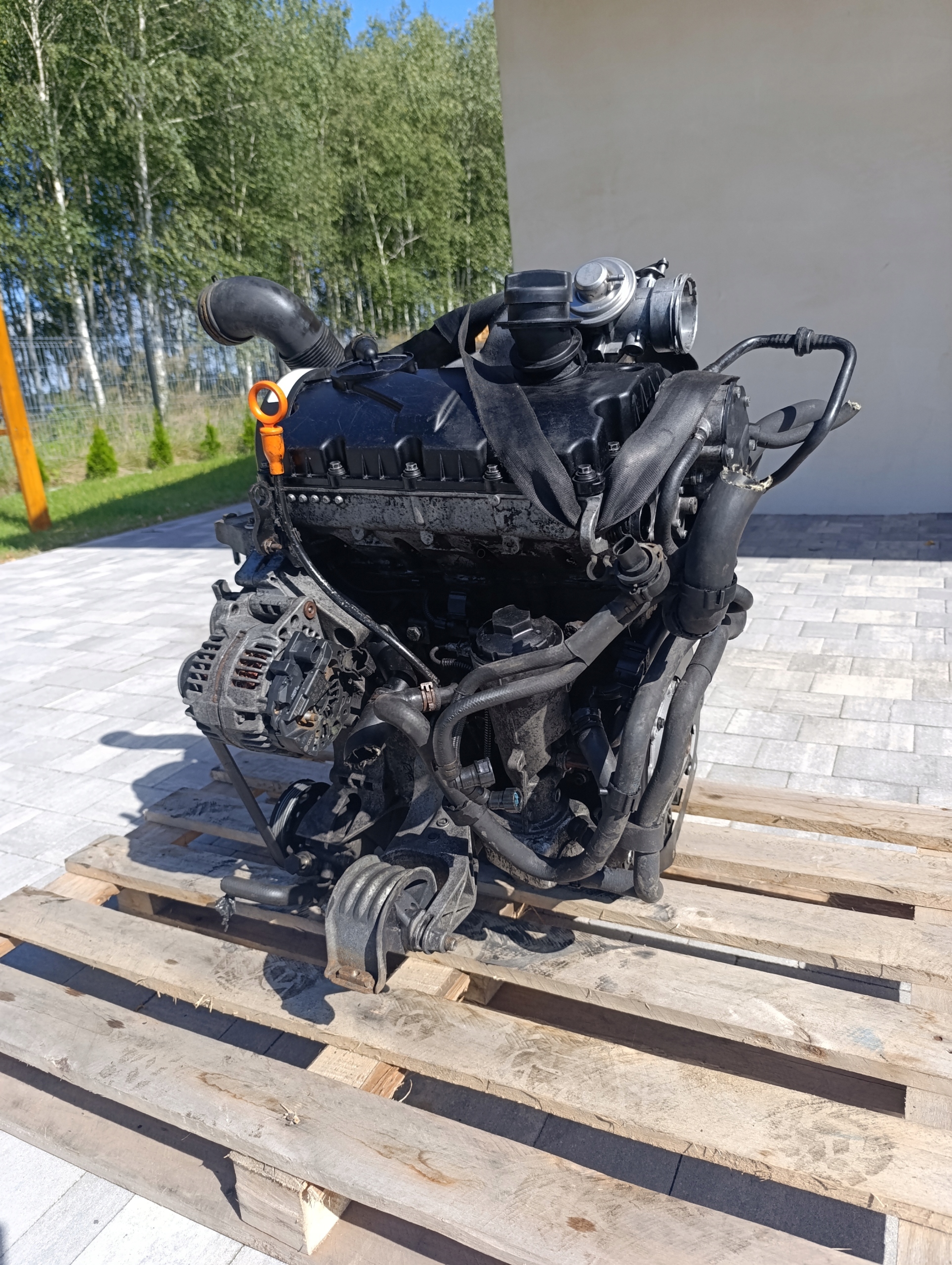 VW T5 engine complete 1.9 TDI AXB 105 km przebieg 188 tys.