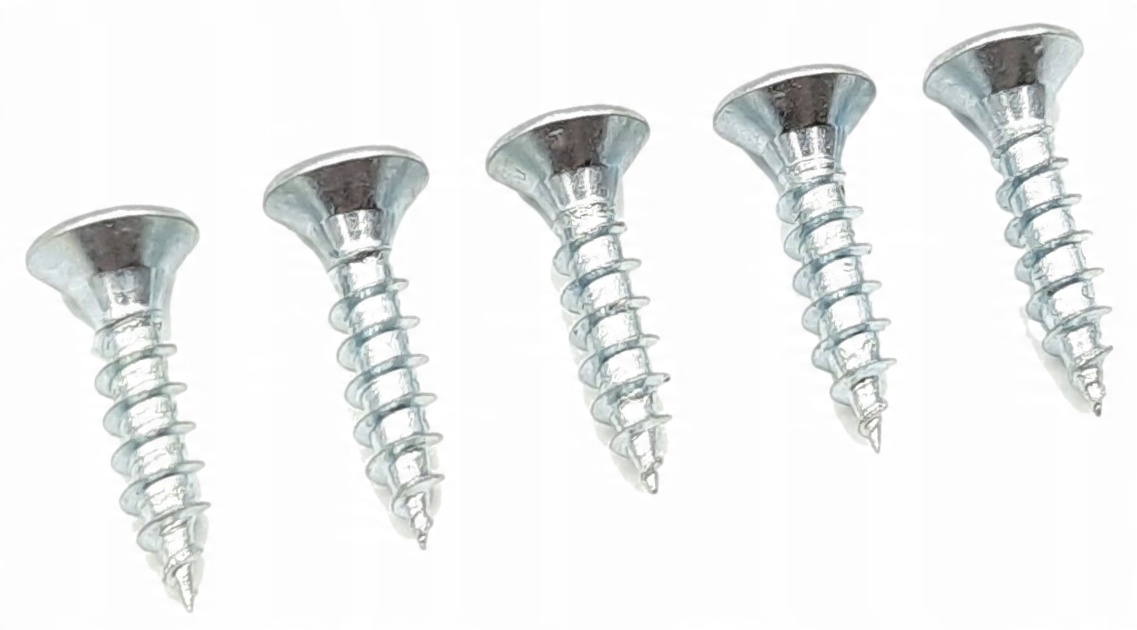 

50x Wkręty hartowane do drewna 4x30 mm ocynk