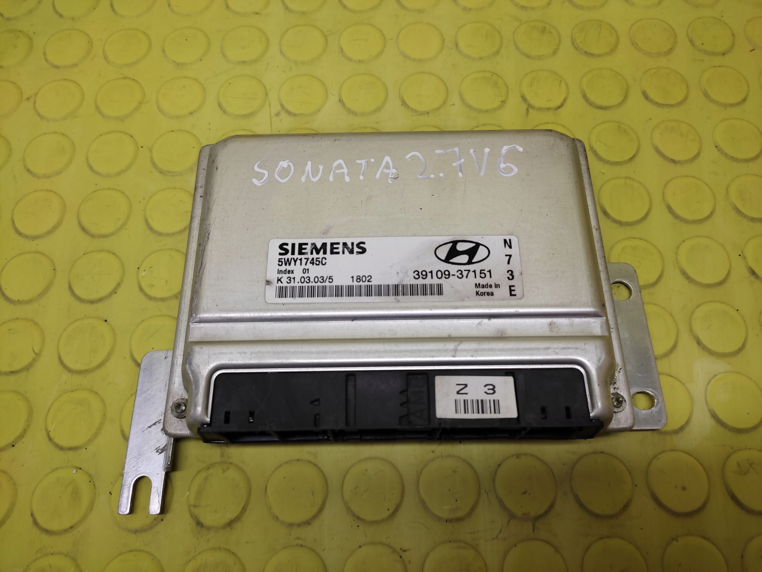HYUNDAI SONATA III 2.7 V6 control unit of the engine