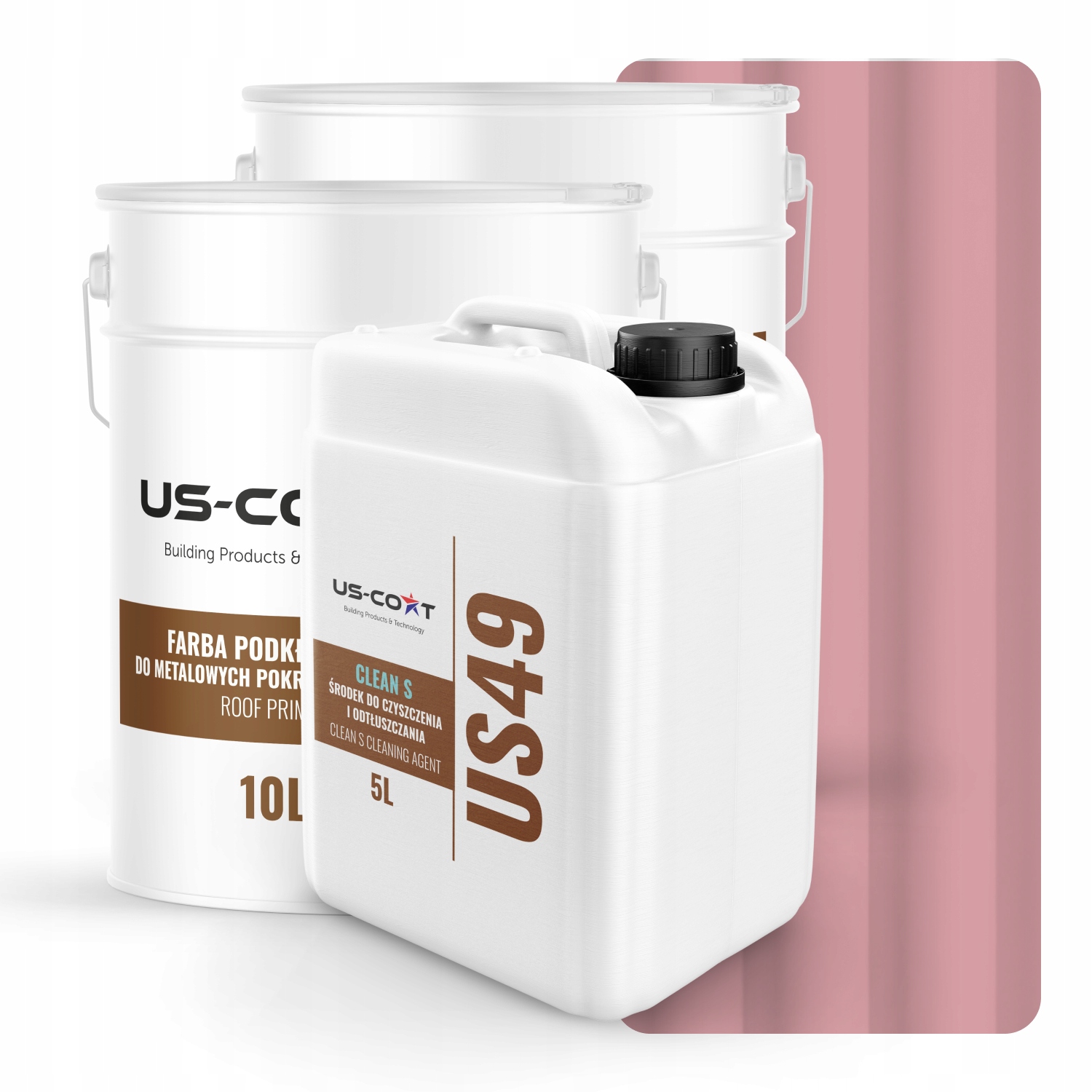 Ružová Svetlá Farba Na Strechu Z Plechu, Základ, Odmasňovač RAL3015 74m2 Satén