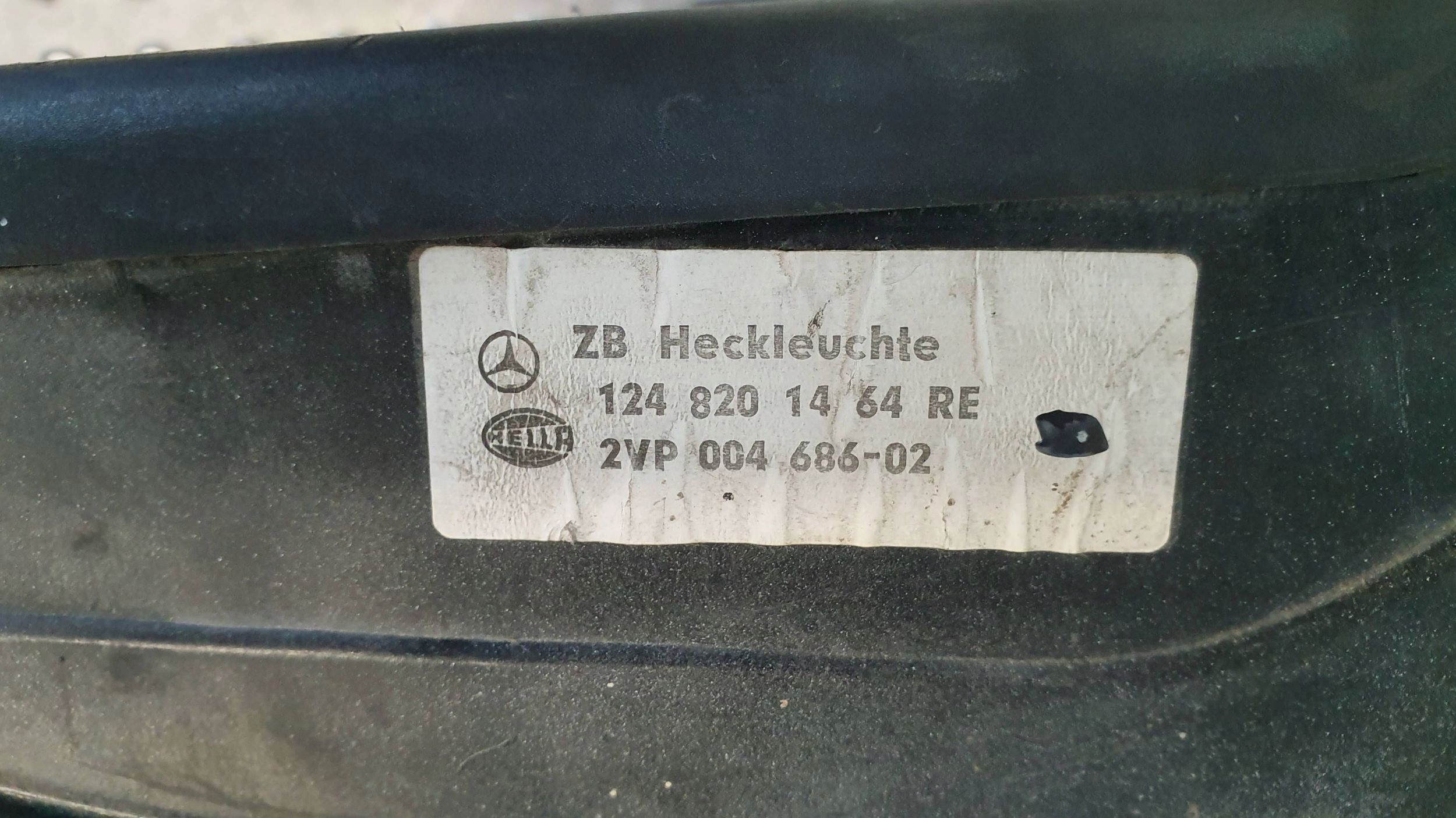 light rear part right 1248201464 MERCEDES W124 93