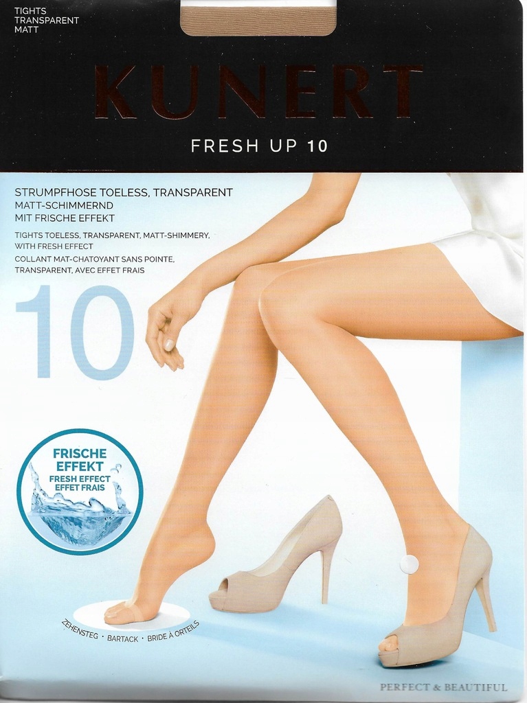 LEGINSY KUNERT CIENKA LYCRA BEZ PALCÓW BEŻ S -50% Model KUNERT FRESH UP 10 LEGGINS MAT