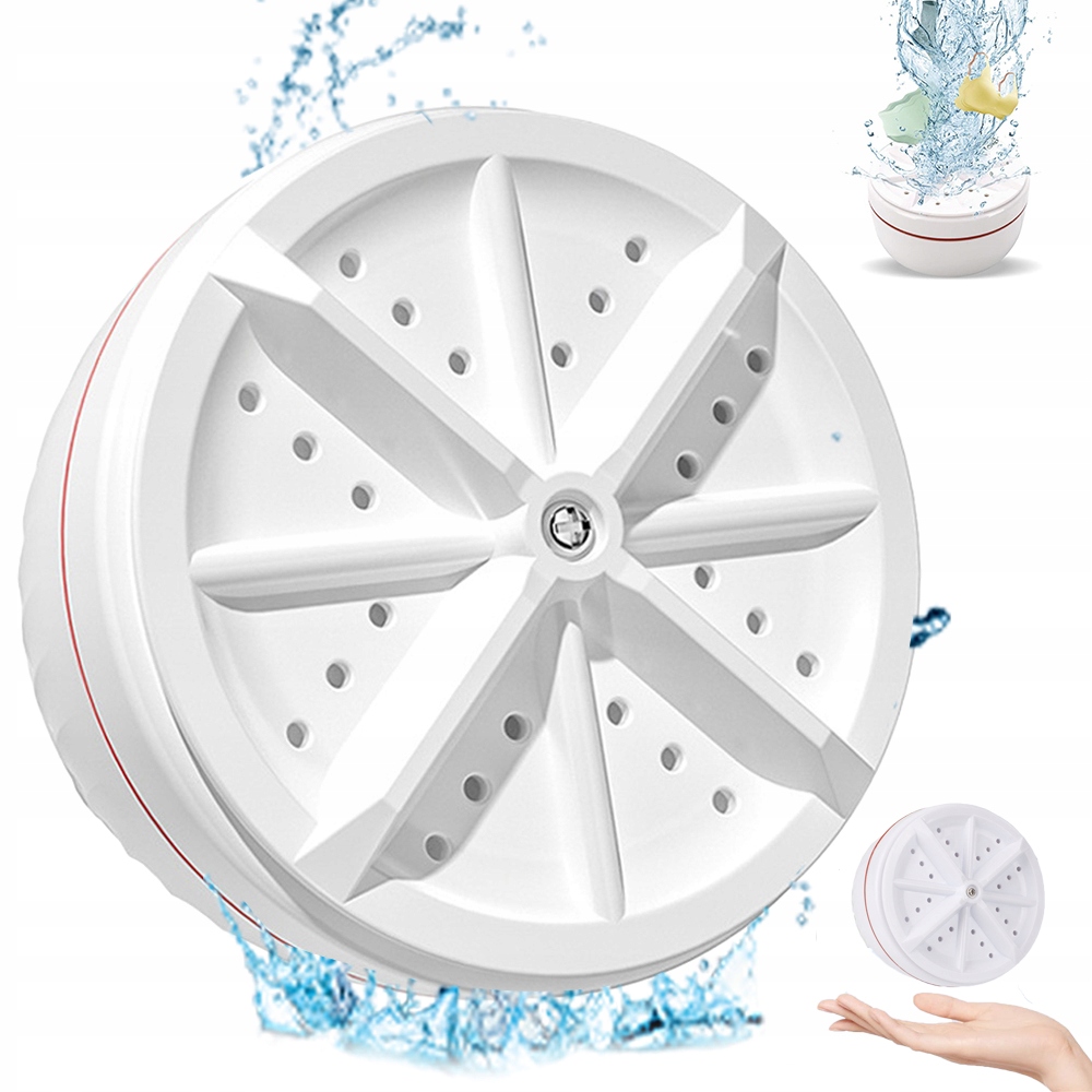 MINI PRALKA PRZENOŚNA AUTOMATYCZNA DLA TURYSTYKI, PODRÓŻY, CAMPINGU 30W