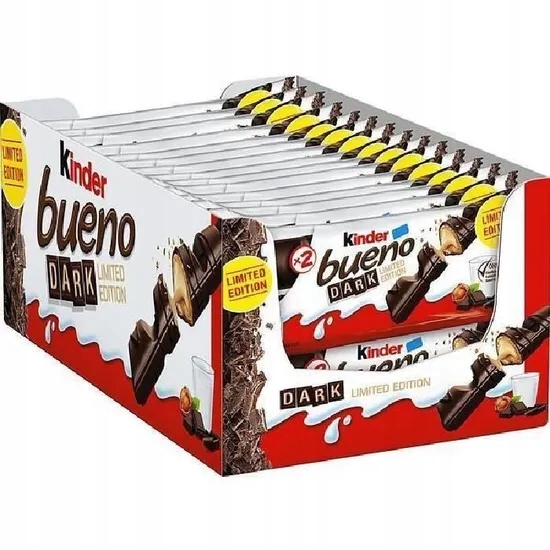 Kinder Bueno Dark Baton w ciemnej czekoladzie 43g *30sztuk