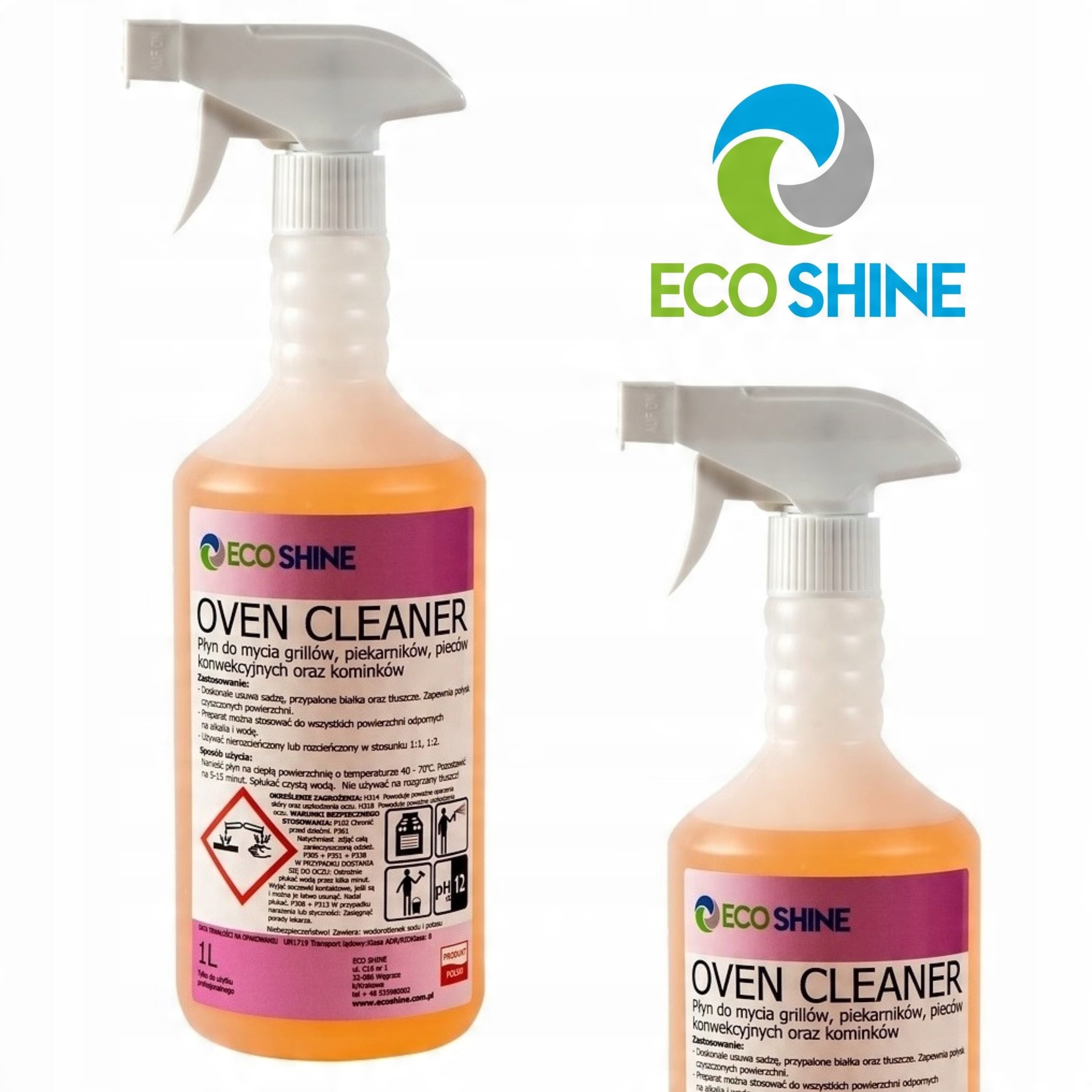 

Eco Shine Oven Cleaner Mycie piekarników 1L