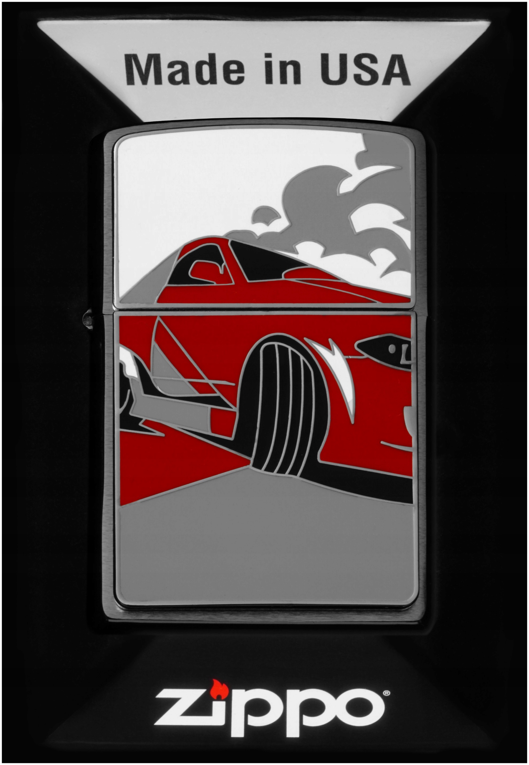 Zapalovač Zippo Racing Car 2008027 Větruodolný benzínový