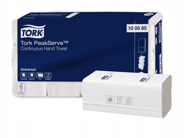 Zestaw x2 Ręcznik Tork 100585 H5 łącznie 9840szt system dozowania Wydajny