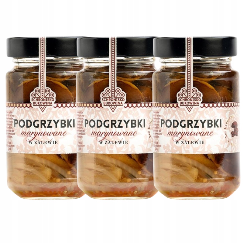 Marinované houby 220 g Schronisko Bukowina Polské houby