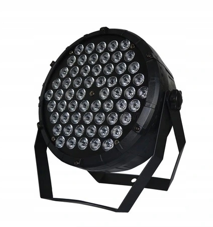 Reflektor LED flat PAR 60x1 W RGB 3in1, DMX