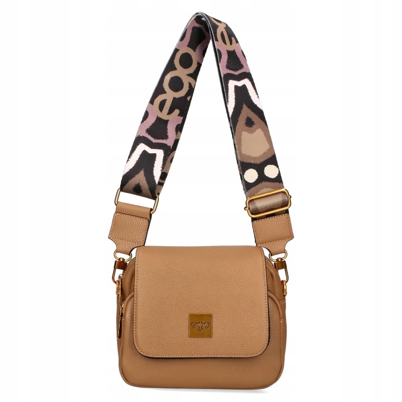 Dámská kabelka Ego Hnědá Přírodní kůže Dva popruhy na rameno kabelka přes rameno
