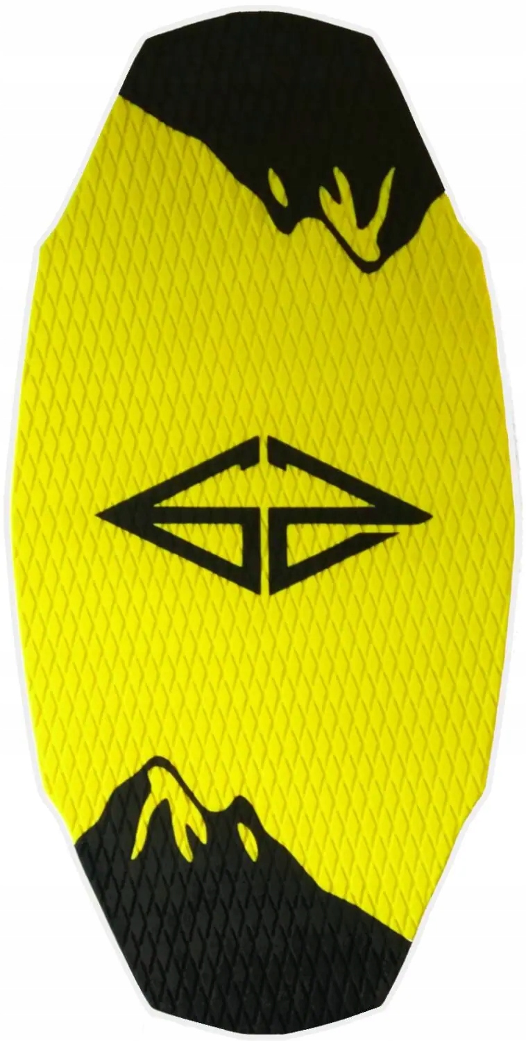 Skimboard Gozone K2 Yellow 101 cm Eva twin tip