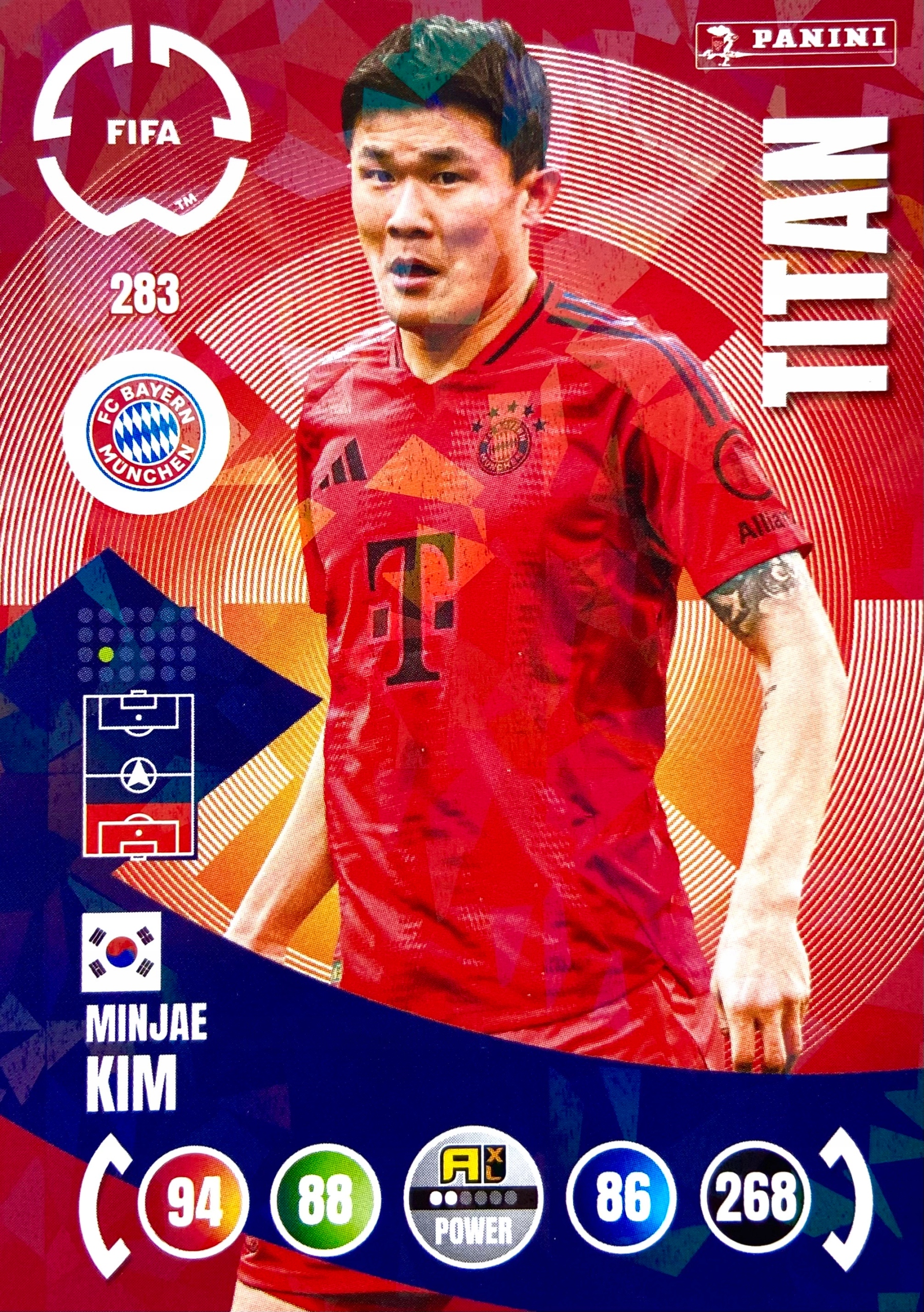 Fifa Club World Cup 2025 Power Titan 283 Minjae Kim Fc Bayern