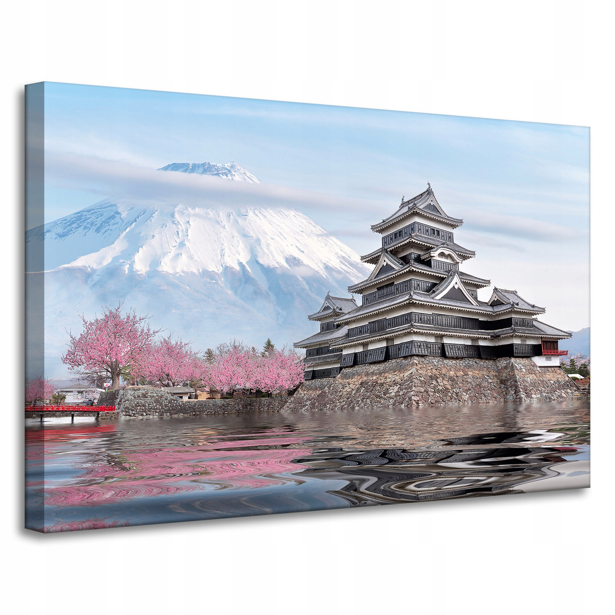 Obraz na plátně Příroda Domeček u Fudži 90x60 cm