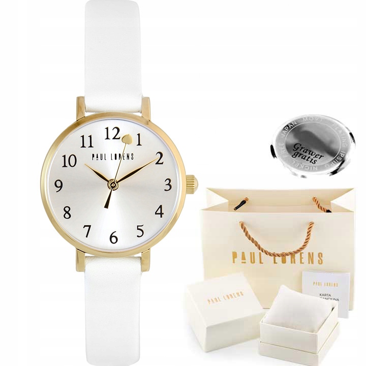 Hodinky Paul Lorens PL14641A-3C2 Kožený Řemínek