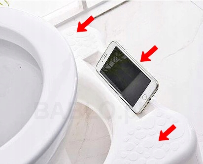 PODNÓŻEK TOALETOWY z miejscem na TELEFON podest Kod producenta 5905996230231