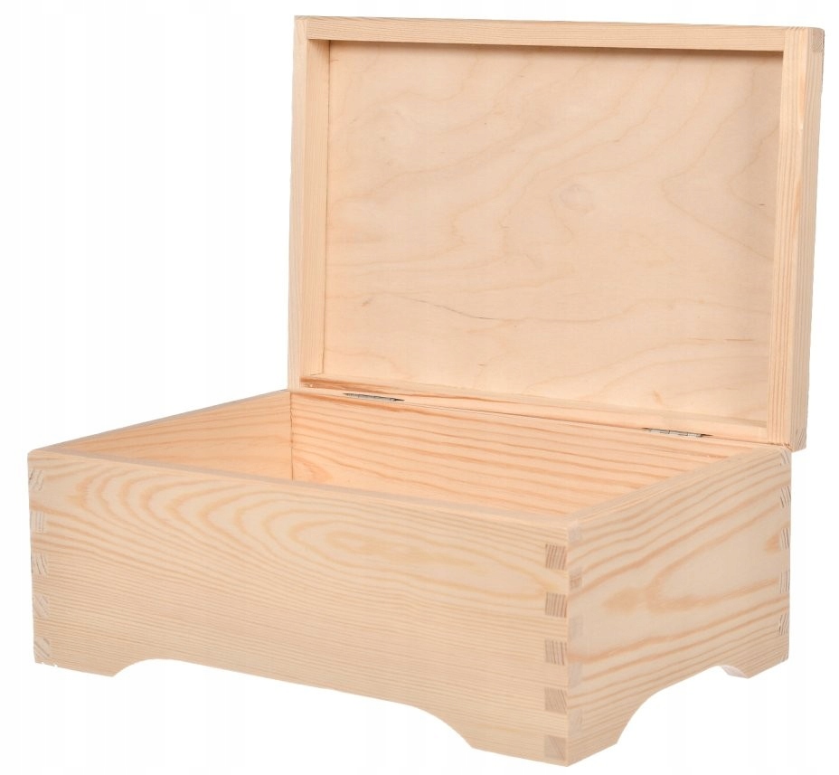 

Drewniane Pudełko 30x20x13cm szkatułka Decoupage