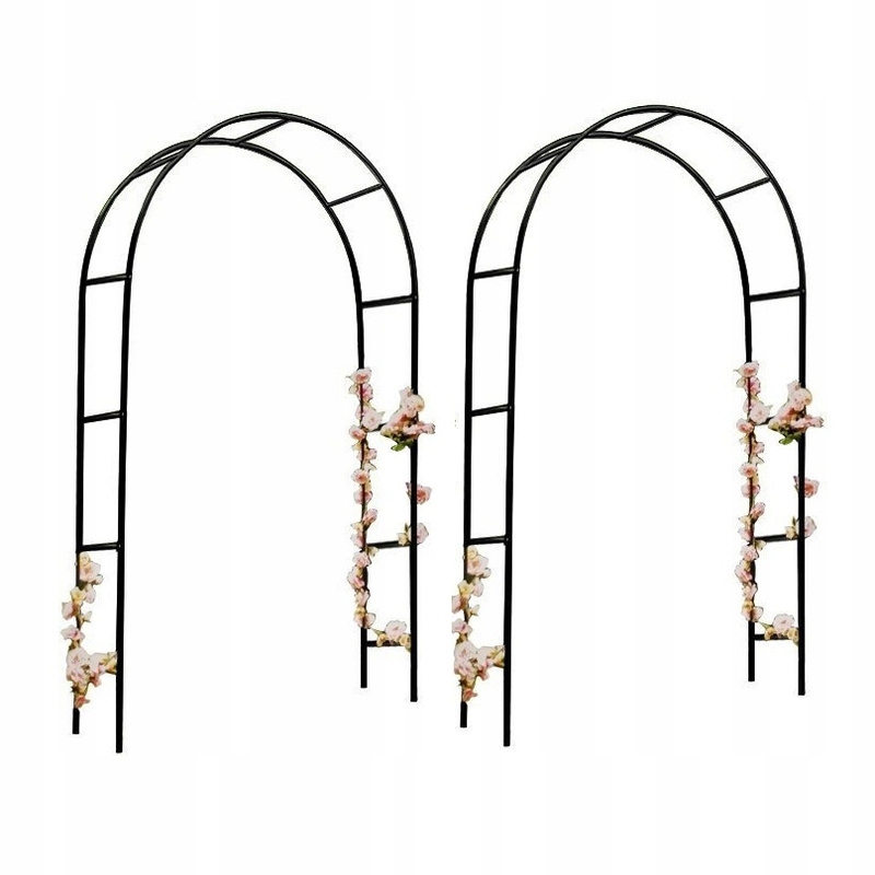2x Pergola Metalowa Na Różę,kwiaty Łuk Kwiatowy 240cm