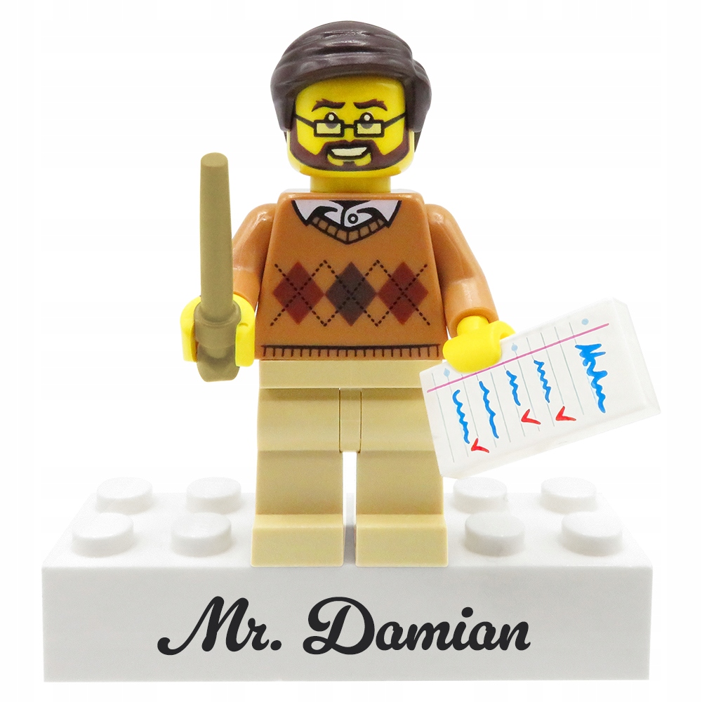 Učitel Učitelka – Personalizovaná figurka panáček z dílů Lego