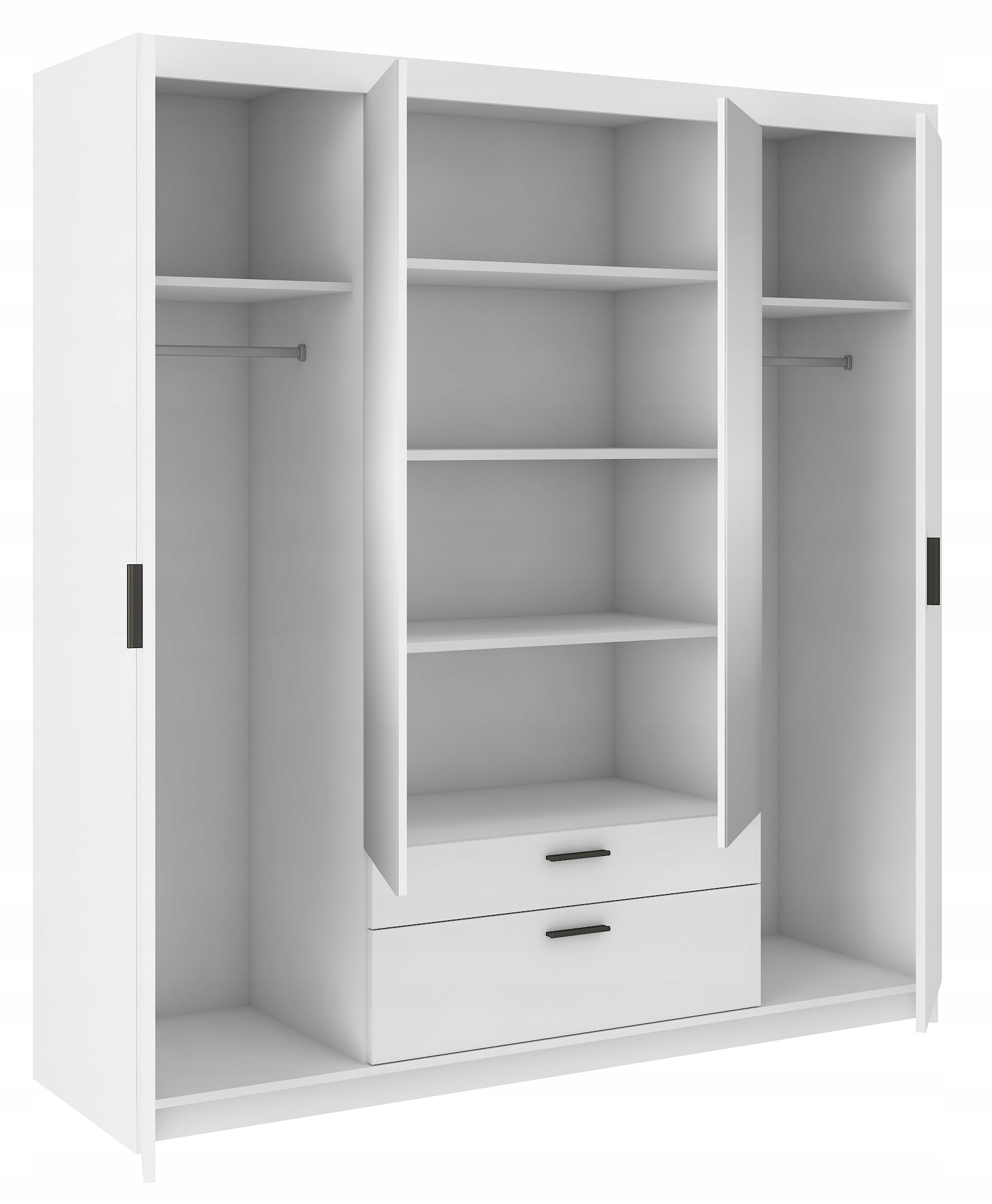 Szafa CZTERODRZWIOWA Garderoba Lustro EDEN Sonoma Kolekcja EDEN