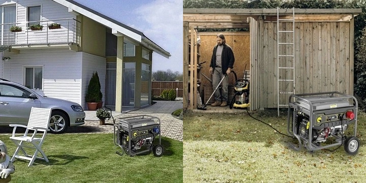 Generator prądu Karcher 3/1 3 kW STABILIZACJA OLEJ Maksymalna moc 3000 W