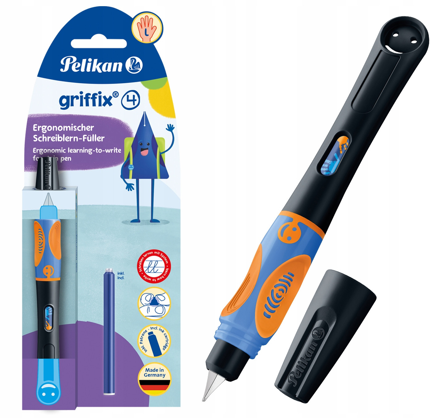 PIÓRO WIECZNE GRIFFIX NEON BLACK L PELIKAN 8