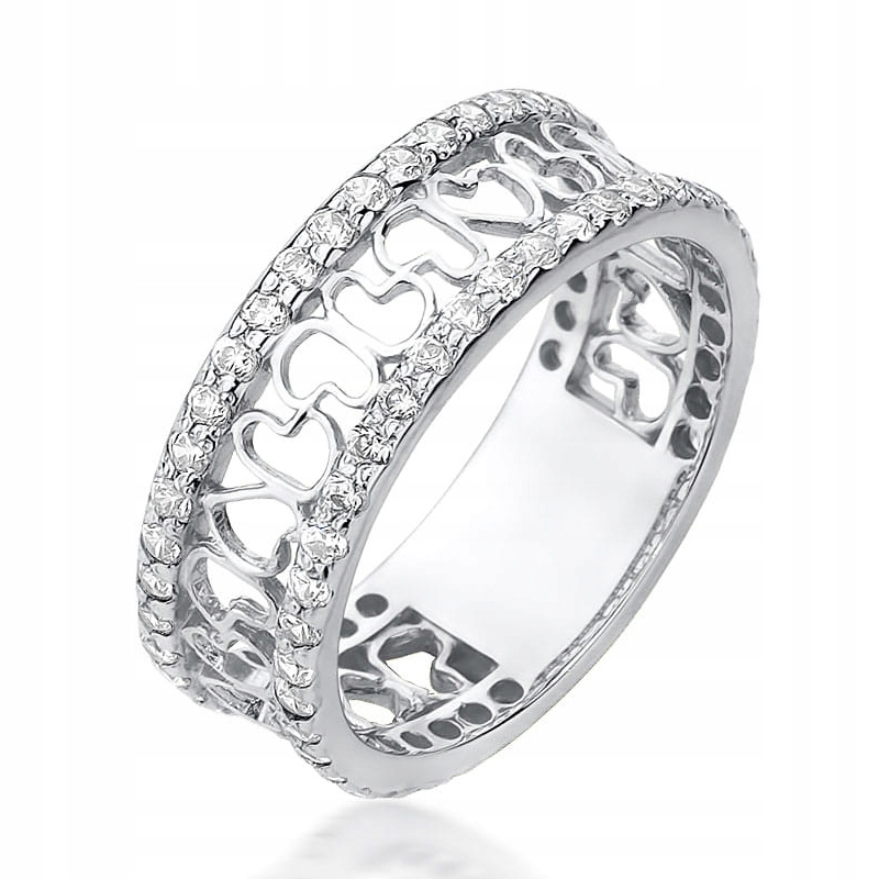 

Pierścionek Z Białego Złota Z Brylantami 0,98ct