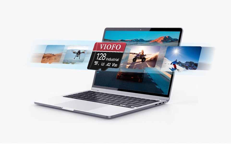 VIOFO INDUSTRIAL KARTA MICROSDXC 128GB 100/80 MB/s Maksymalna prędkość zapisu 80 MB/s