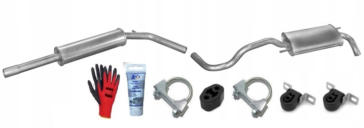 Vw Polo 1.0 1.3 1.4 1.6 (1994-2001) Hatchback Tlumič sada bonus