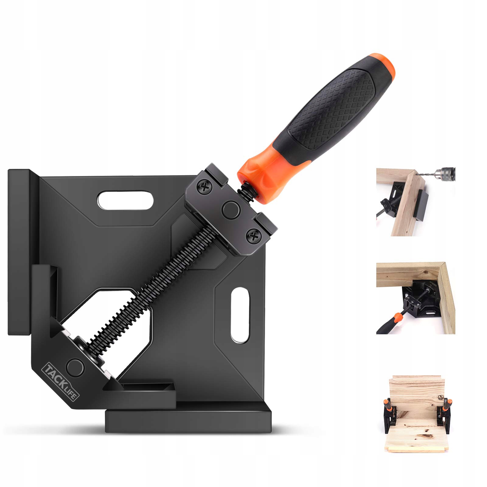 STOLARSKI ŚCISK KĄTOWY IMADŁO NAROŻNE 150x70MM TACKLIFE