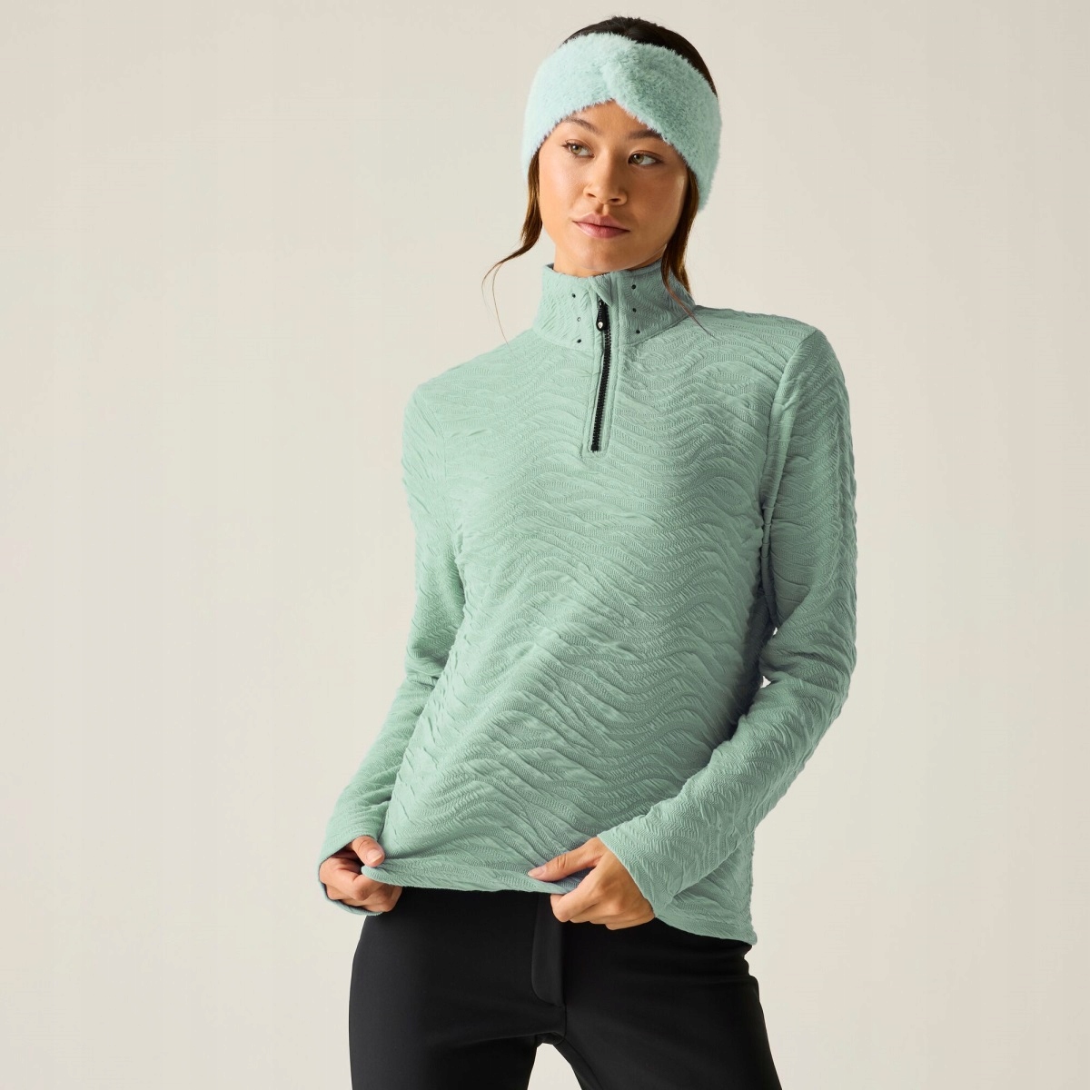 Dámská lehká mikina Dare2b Glamorize III světle zelená 36