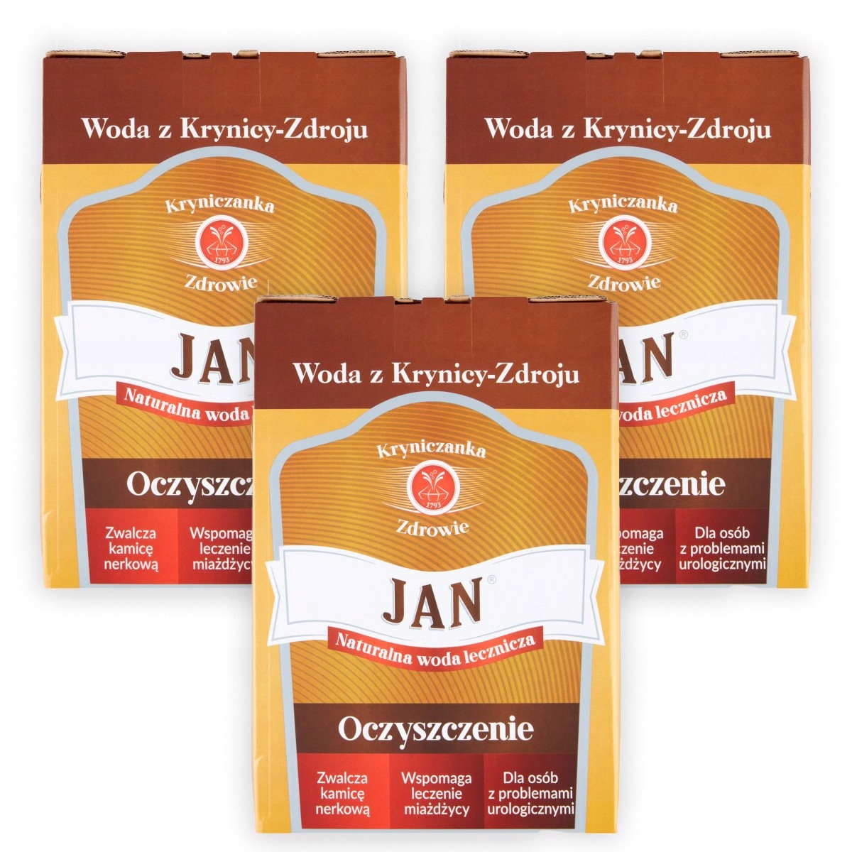 Levně Léčivá voda Jan Očista 3 l x 3 kusů