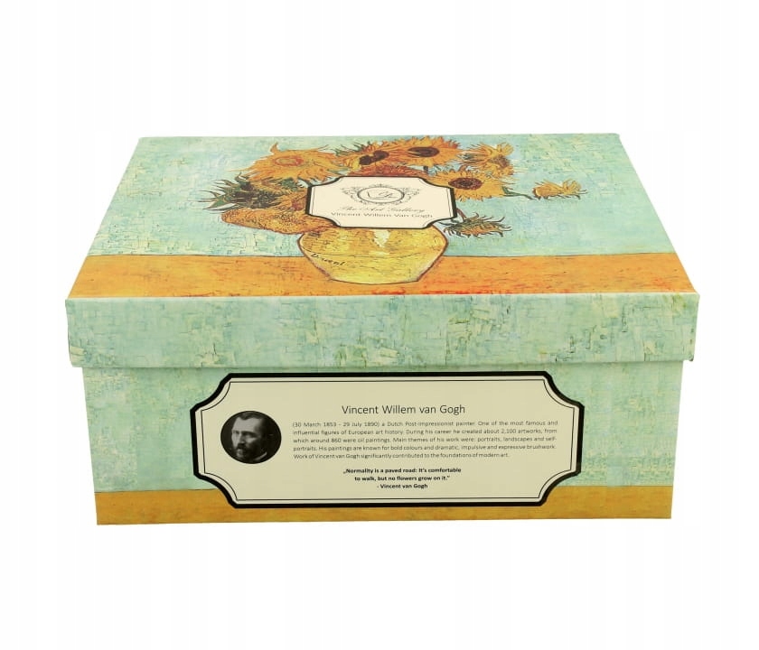 2 Filiżanki ze spodkami 280 ml SUNFLOWERS inspired by Van Gogh Marka Duo