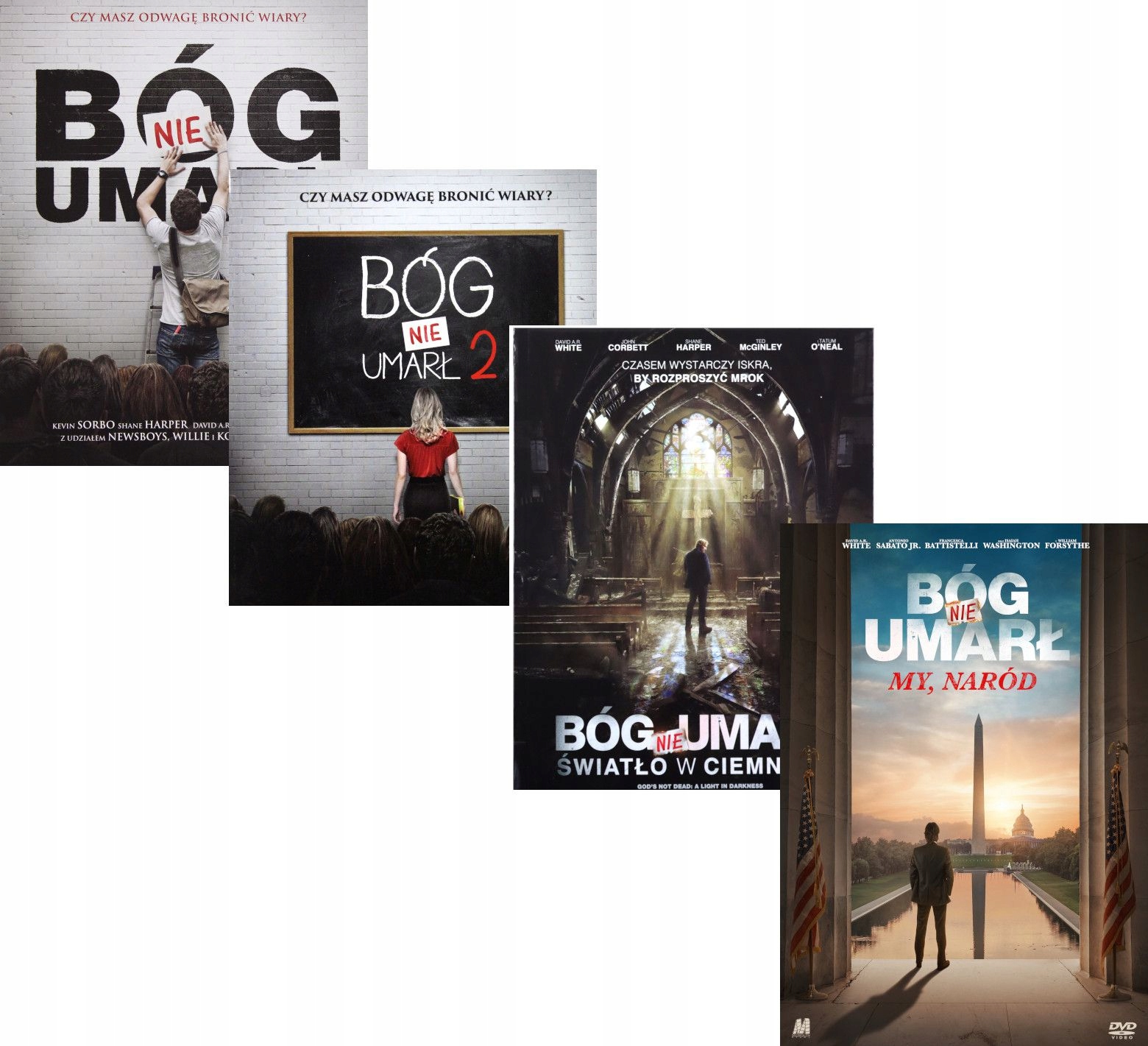 Bóg Nie Umarł Kolekcja 1-4 Pakiet (4DVD)