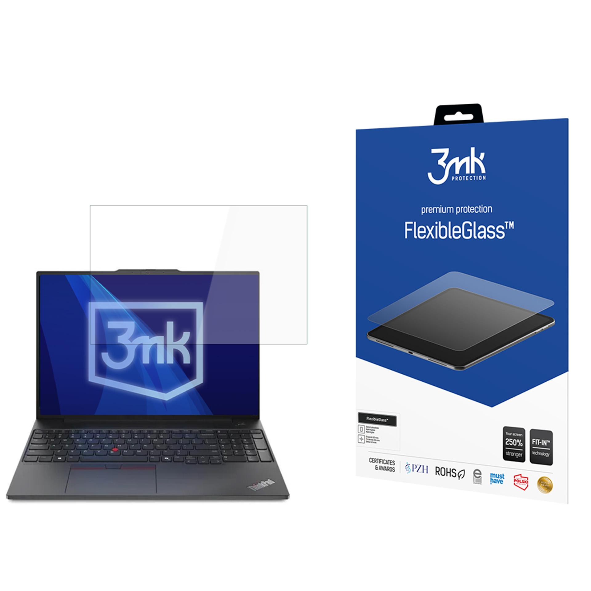 Sklo na displej pro Lenovo ThinkPad P16s Gen 4 3mk FlexibleGlass