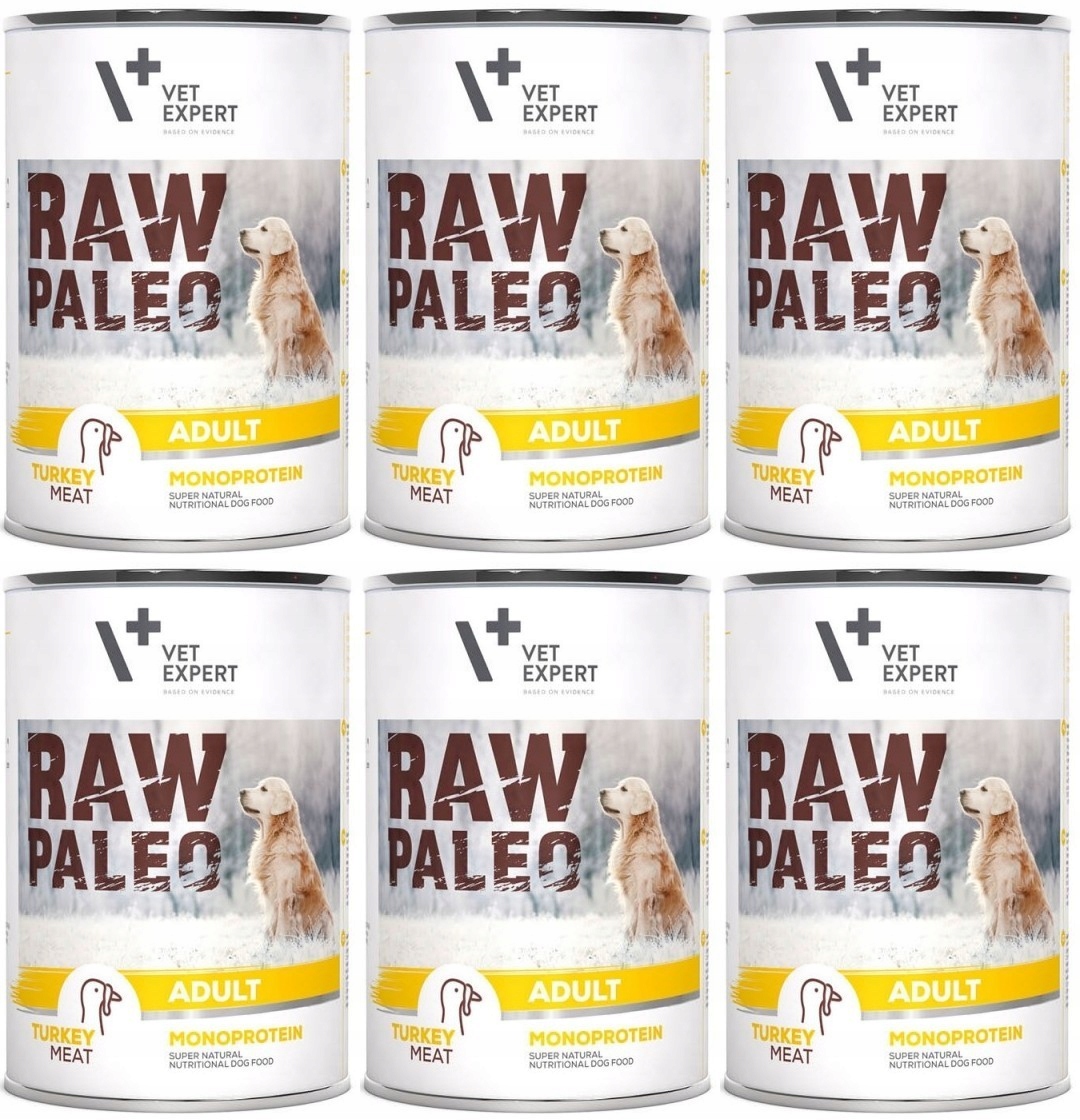 VetExpert Raw Paleo Adult Krůta 6 x 400 g