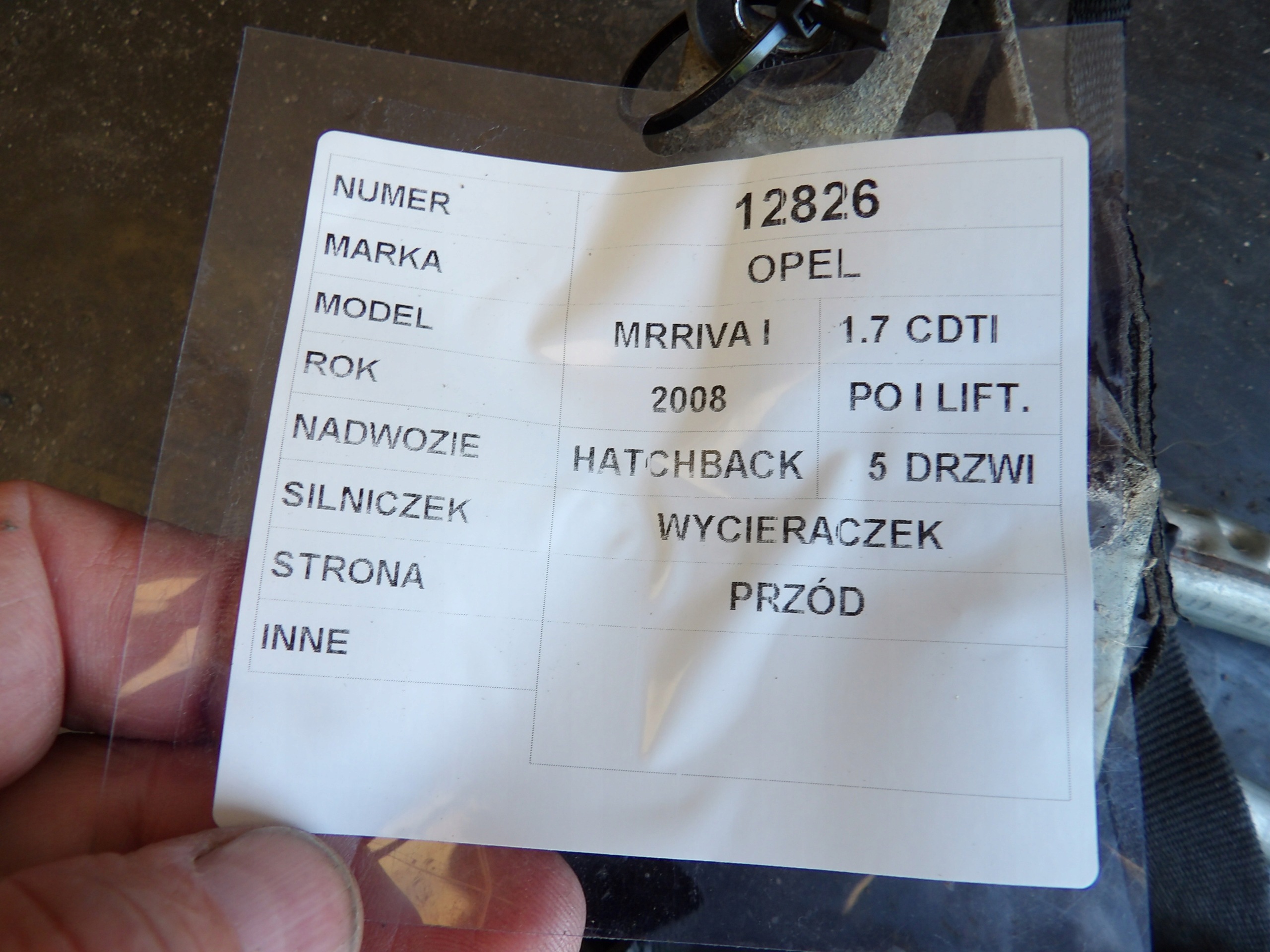 Opel Meriva a mechanizmus stieračov