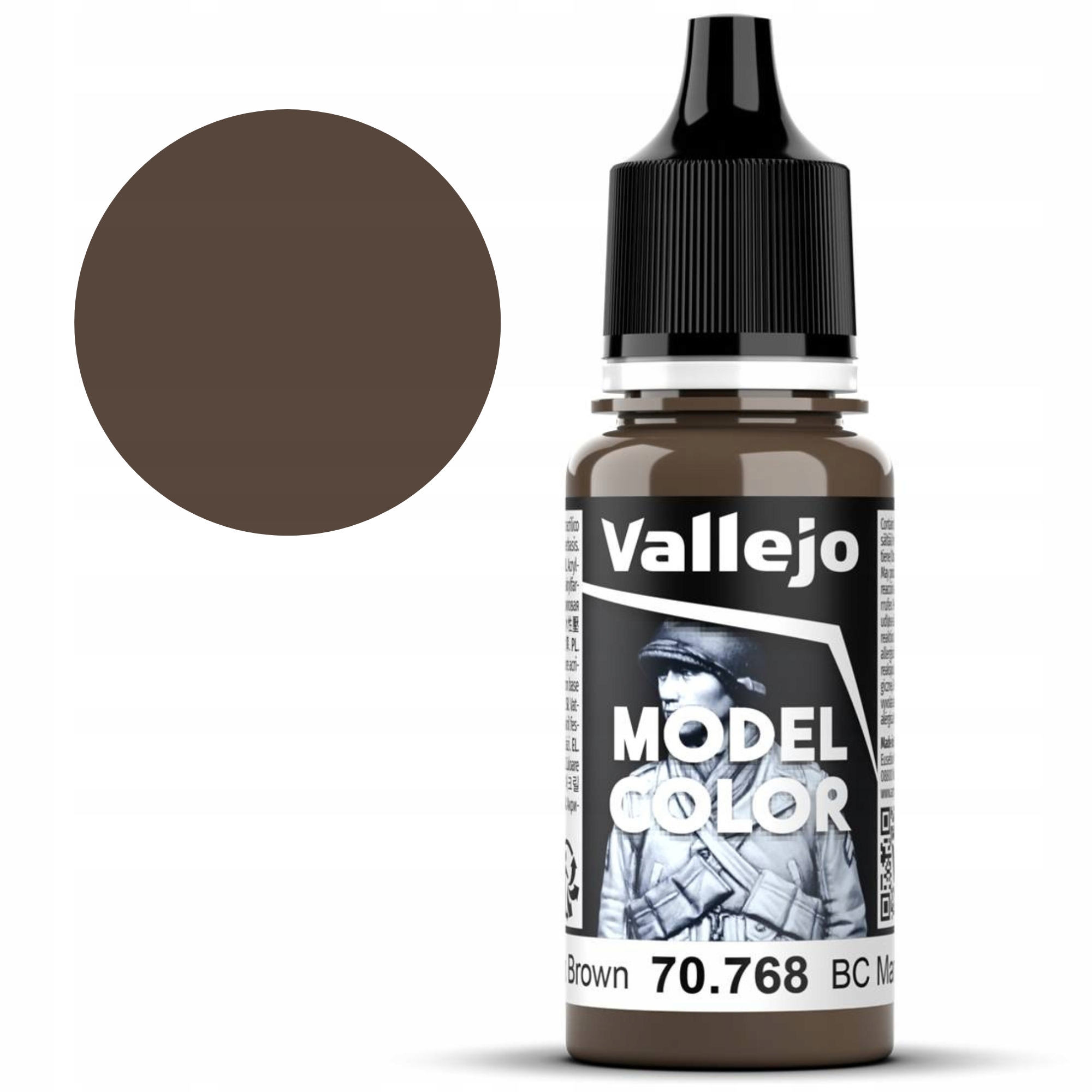 Farbka Vallejo Model Color Bc Dark Brown 18ML 70.768