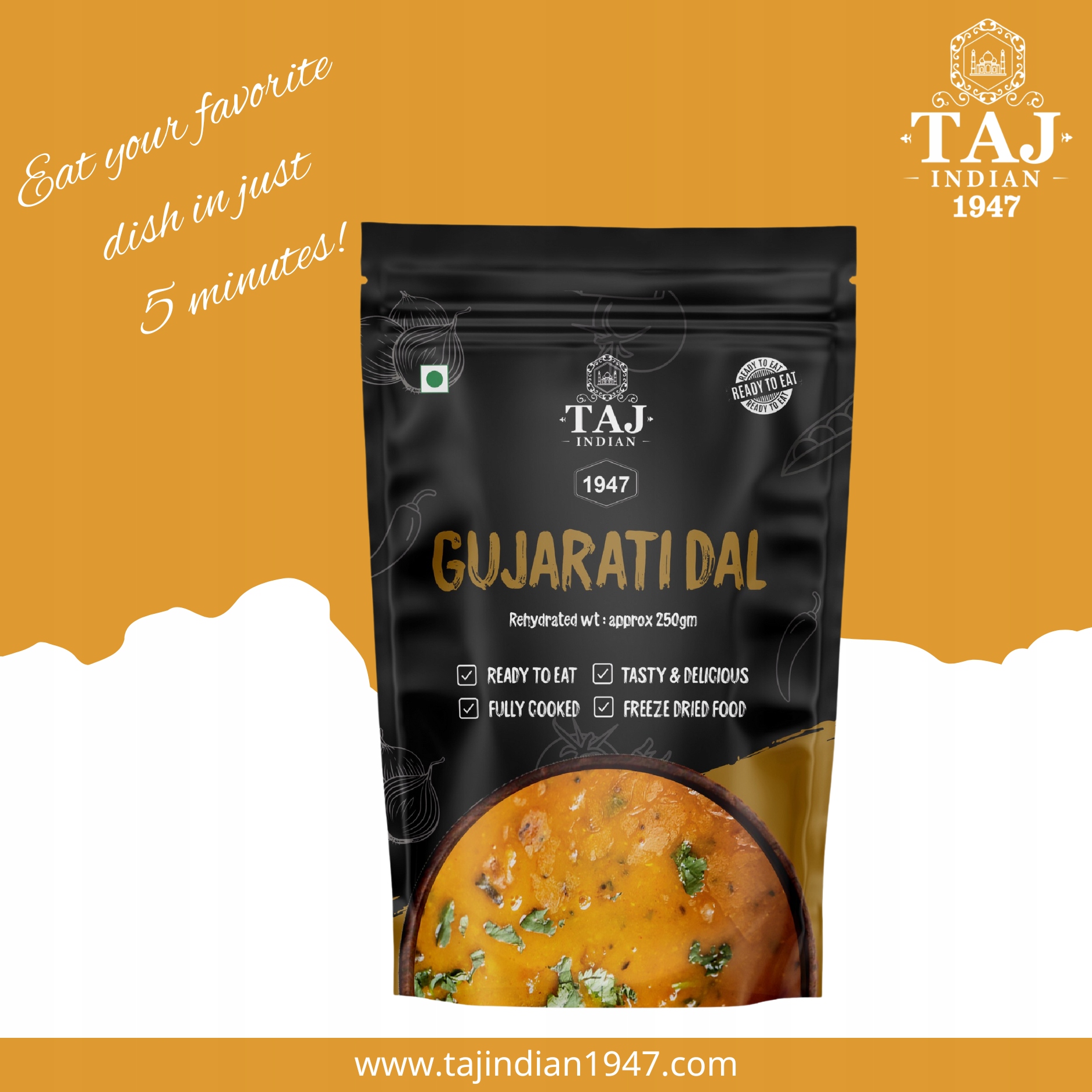 TAJ INDIAN 1947 GUJARATI DAL 200G