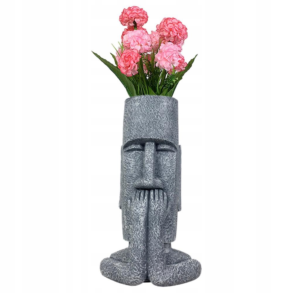 Doniczka,osłonka posąg Wyspy Wielkanocne Marka Miko