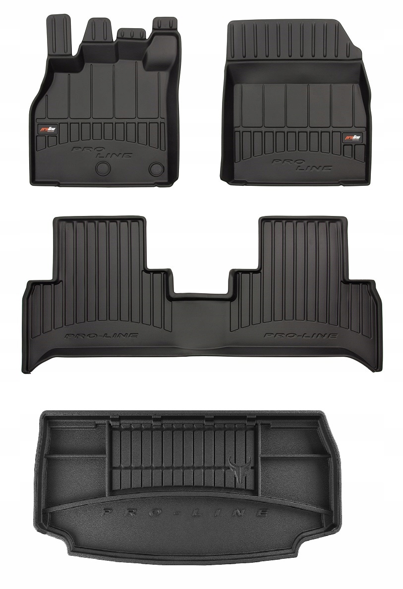 Set 3D gumové rohože Renault Grand Scenic 2009-2016