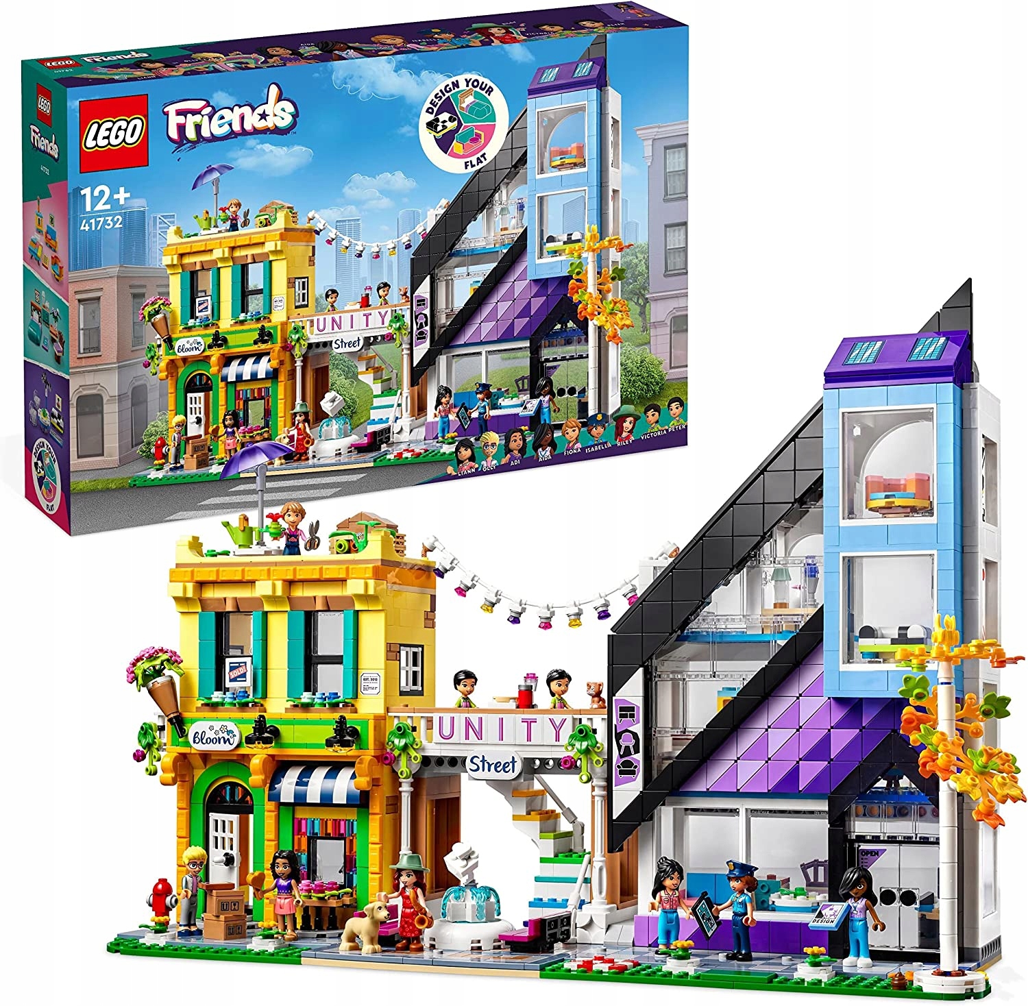 LEGO Friends 41732 Sklep wnętrzarski i kwiaciarnia