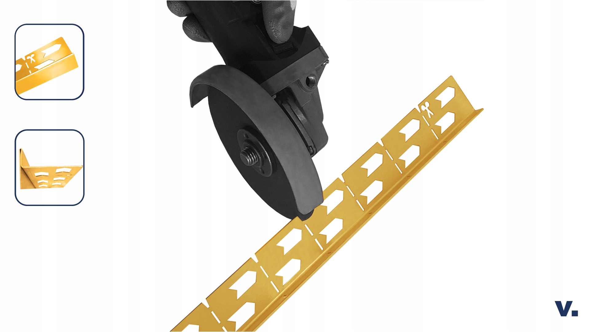 Listwa spadkowa VOGI ZŁOTA LEWA - 150 cm Rodzaj liniowy